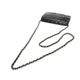 CHANEL シャネル ブリリアント チェーンウォレット ブラック A48692 レディース エナメル ショルダーバッグ Bランク 中古 銀蔵