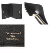 LOUIS VUITTON ルイヴィトン モノグラムアンプラント ポルトフォイユ クレア ノワール M80151 レディース レザー 二つ折り財布 未使用 銀蔵