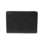LOUIS VUITTON ルイヴィトン モノグラムアンプラント ポルトフォイユ クレア ノワール M80151 レディース レザー 二つ折り財布 未使用 銀蔵
