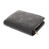 LOUIS VUITTON ルイヴィトン モノグラムアンプラント ポルトフォイユ クレア ノワール M80151 レディース レザー 二つ折り財布 未使用 銀蔵