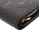 LOUIS VUITTON ルイヴィトン モノグラムアンプラント ポルトフォイユ クレア ノワール M80151 レディース レザー 二つ折り財布 未使用 銀蔵