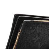 LOUIS VUITTON ルイヴィトン モノグラムアンプラント ポルトフォイユ クレア ノワール M80151 レディース レザー 二つ折り財布 未使用 銀蔵