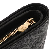 LOUIS VUITTON ルイヴィトン モノグラムアンプラント ポルトフォイユ クレア ノワール M80151 レディース レザー 二つ折り財布 未使用 銀蔵