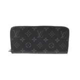 LOUIS VUITTON ルイヴィトン モノグラムエクリプス ジッピーウォレット ホリゾンタル ブラック/グレー M11611 メンズ モノグラムエクリプスキャンバス 長財布 未使用 銀蔵