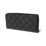 LOUIS VUITTON ルイヴィトン モノグラムエクリプス ジッピーウォレット ホリゾンタル ブラック/グレー M11611 メンズ モノグラムエクリプスキャンバス 長財布 未使用 銀蔵