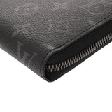LOUIS VUITTON ルイヴィトン モノグラムエクリプス ジッピーウォレット ホリゾンタル ブラック/グレー M11611 メンズ モノグラムエクリプスキャンバス 長財布 未使用 銀蔵