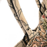 CHRISTIAN DIOR クリスチャンディオール ブックトート ミディアム 花柄 ホワイト レディース キャンバス ハンドバッグ Bランク 中古 銀蔵