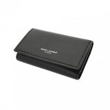SAINT LAURENT サンローラン スリム4連キーケース ブラック ユニセックス レザー キーケース 新同 中古 銀蔵