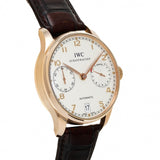 IWC ポルトギーゼ オートマティック 7デイズ IW500101 シルバー メンズ 腕時計 自動巻き 中古 銀蔵