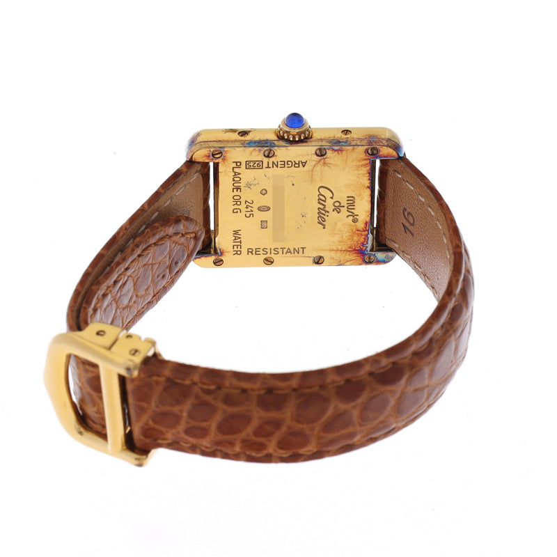 カルティエ マストタンク SM レディース 腕時計 W1013654 CARTIER 中古