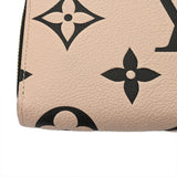 LOUIS VUITTON ルイヴィトン モノグラムアンプラント ジッピーウォレット クレーム M69727 レディース レザー 長財布 ABランク 中古 銀蔵