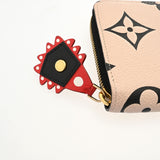 LOUIS VUITTON ルイヴィトン モノグラムアンプラント ジッピーウォレット クレーム M69727 レディース レザー 長財布 ABランク 中古 銀蔵