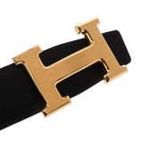 HERMES エルメス Hベルト GPバックル サイズ100cm ブラック K刻印(2025年頃) メンズ ボックスカーフ ベルト 新品 銀蔵