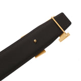 HERMES エルメス Hベルト GPバックル サイズ100cm ブラック K刻印(2025年頃) メンズ ボックスカーフ ベルト 新品 銀蔵