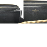 LOUIS VUITTON ルイヴィトン モノグラムアンプラント ジッピーウォレット バイカラー ブラック/ベージュ M80481 レディース レザー 長財布 Aランク 中古 銀蔵