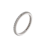 TIFFANY&Co. ティファニー ダイヤ フルエタニティリング #48 8号 レディース Pt950プラチナ リング・指輪 Aランク 中古 銀蔵