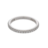 TIFFANY&Co. ティファニー ダイヤ フルエタニティリング #48 8号 レディース Pt950プラチナ リング・指輪 Aランク 中古 銀蔵