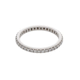 TIFFANY&Co. ティファニー ダイヤ フルエタニティリング #48 8号 レディース Pt950プラチナ リング・指輪 Aランク 中古 銀蔵