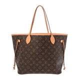 LOUIS VUITTON ルイヴィトン モノグラム ネヴァーフル MM ブラウン/スリーズ M41177 レディース モノグラムキャンバス トートバッグ Aランク 中古 銀蔵