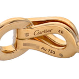 CARTIER カルティエ アグラフ リング #48 ダイヤ 8号 レディース K18イエローゴールド YG リング・指輪 Aランク 中古 銀蔵