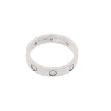 CARTIER カルティエ ミニラブリング フルダイヤ #52 11.5号 レディース K18ホワイトゴールド WG リング・指輪 Aランク 中古 銀蔵
