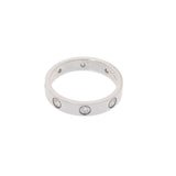 CARTIER カルティエ ミニラブリング フルダイヤ #52 11.5号 レディース K18ホワイトゴールド WG リング・指輪 Aランク 中古 銀蔵