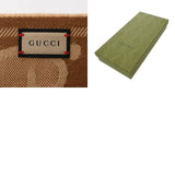 GUCCI グッチ GG柄 ベージュ/ブラウン 581537 ユニセックス ウール マフラー Aランク 中古 銀蔵