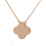 VAN CLEEF & ARPELS ヴァンクリーフ＆アーペル ヴィンテージアルハンブラ ネックレス 1Pダイヤ 2025年ホリデー VCARPMOP00 レディース K18ピンクゴールド PG ネックレス Aランク 中古 銀蔵