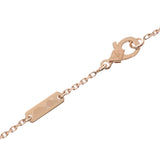 VAN CLEEF & ARPELS ヴァンクリーフ＆アーペル ヴィンテージアルハンブラ ネックレス 1Pダイヤ 2025年ホリデー VCARPMOP00 レディース K18ピンクゴールド PG ネックレス Aランク 中古 銀蔵