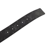 LOUIS VUITTON ルイヴィトン モノグラムエクリプス LVイニシャル サイズ90 ブラック/グレー M9043V メンズ モノグラムキャンバス ベルト 未使用 銀蔵
