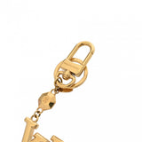 LOUIS VUITTON ルイヴィトン ポルトクレ LV ファセット キーリング バッグチャーム ゴールド M65216 ユニセックス GP キーホルダー Aランク 中古 銀蔵