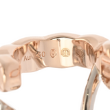 CHANEL シャネル ココクラッシュ シングルイヤークリップ レディース K18ピンクゴールド PG K18ホワイトゴールド WG イヤリング Aランク 中古 銀蔵