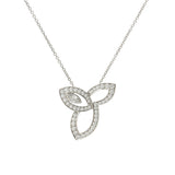 HARRY WINSTON ハリーウィンストン リリークラスターネックレス PEDPMQRFLC レディース Pt950プラチナ ネックレス Aランク 中古 銀蔵