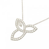 HARRY WINSTON ハリーウィンストン リリークラスターネックレス PEDPMQRFLC レディース Pt950プラチナ ネックレス Aランク 中古 銀蔵