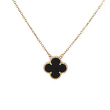 VAN CLEEF & ARPELS ヴァンクリーフ＆アーペル アルハンブラ ネックレス VCARPMOP00 レディース K18イエローゴールド YG ネックレス Aランク 中古 銀蔵