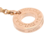 BVLGARI ブルガリ ブルガリブルガリ ホワイトシェル レディース K18ピンクゴールド PG ネックレス Aランク 中古 銀蔵