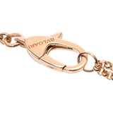 BVLGARI ブルガリ ブルガリブルガリ ホワイトシェル レディース K18ピンクゴールド PG ネックレス Aランク 中古 銀蔵