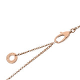 BVLGARI ブルガリ ブルガリブルガリ ホワイトシェル レディース K18ピンクゴールド PG ネックレス Aランク 中古 銀蔵
