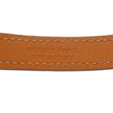 HERMES エルメス マイクロ リヴァル XS ルージュ ゴールド金具 □Q刻印(2013年頃) レディース レザー ブレスレット Aランク 中古 銀蔵