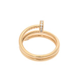 CARTIER カルティエ ジュストアンクルリング ダイヤ #49 7.5号 レディース K18イエローゴールド YG リング・指輪 Aランク 中古 銀蔵