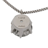 no brand ノーブランド 一粒ダイヤ ネックレス 1.014ct H-I1-VG レディース Pt900プラチナ ネックレス Aランク 中古 銀蔵