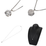 no brand ノーブランド 一粒ダイヤ ネックレス 1.014ct H-I1-VG レディース Pt900プラチナ ネックレス Aランク 中古 銀蔵