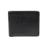 HERMES エルメス コペルニクス ブラック X刻印(2016年頃) ユニセックス アリゲーター 二つ折り財布 Bランク 中古 銀蔵