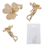 VAN CLEEF & ARPELS ヴァンクリーフ＆アーペル フリヴォル ピアス ダイヤ VCARB65700 レディース K18イエローゴールド YG ピアス Aランク 中古 銀蔵
