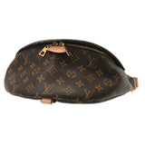 LOUIS VUITTON ルイヴィトン モノグラム バムバッグ ブラウン M43644 メンズ モノグラムキャンバス ボディバッグ Aランク 中古 銀蔵