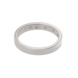 CARTIER カルティエ エングレーブドリング 2Pダイヤ #49 9号 レディース Pt950プラチナ リング・指輪 Aランク 中古 銀蔵