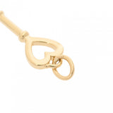 TIFFANY&Co. ティファニー ハートキー ペンダント 鍵モチーフ レディース K18イエローゴールド YG ペンダントトップ Aランク 中古 銀蔵