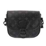 LOUIS VUITTON ルイヴィトン モノグラムエクリプス モンスリメッセンジャー PM ブラック/グレー M12519 メンズ モノグラムキャンバス ショルダーバッグ Aランク 中古 銀蔵