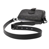 LOUIS VUITTON ルイヴィトン モノグラムエクリプス モンスリメッセンジャー PM ブラック/グレー M12519 メンズ モノグラムキャンバス ショルダーバッグ Aランク 中古 銀蔵
