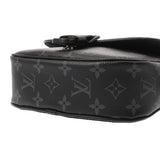 LOUIS VUITTON ルイヴィトン モノグラムエクリプス モンスリメッセンジャー PM ブラック/グレー M12519 メンズ モノグラムキャンバス ショルダーバッグ Aランク 中古 銀蔵